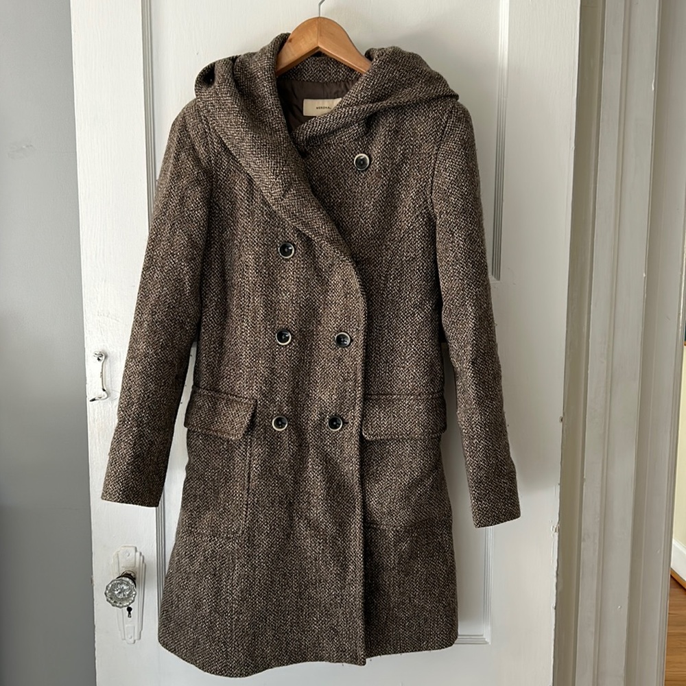 Vintage Brown Wool Coat